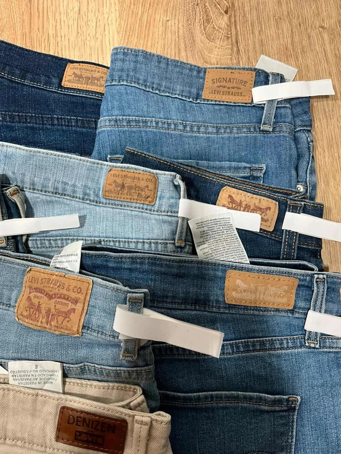 Lot 10 Shorts Levi's Femme Toutes coupes, toutes tailles Bleu – photo 4